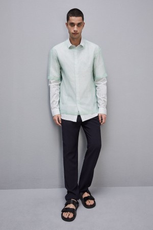 Patrizia Pepe Boxy Short Sleeve T-shirt With Raw Cut Hem Vert | SDGCL1643