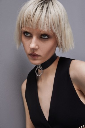 Patrizia Pepe Chocker With Piercing Noir | AHKTX2569