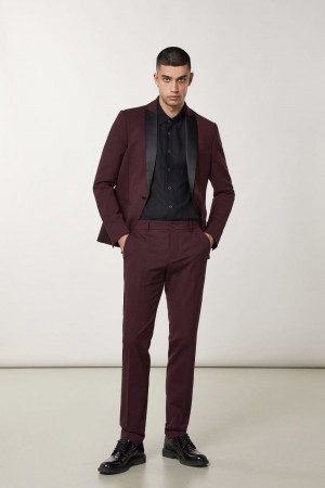 Patrizia Pepe Classic Gabardine Pants Violette | EHWOT3105