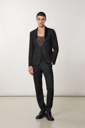 Patrizia Pepe Classic Slim Fit Pants Noir | QEDLU8351