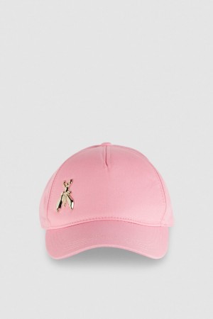 Patrizia Pepe Cotton Fly Baseball Cap Rose | QWRXM9765