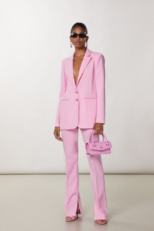 Patrizia Pepe Crepe Blazer Jacket Rose | GYEIJ2853