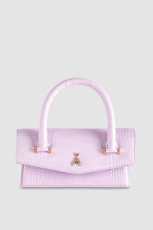 Patrizia Pepe Fly Bamby Croco Violette | CRSEP4715