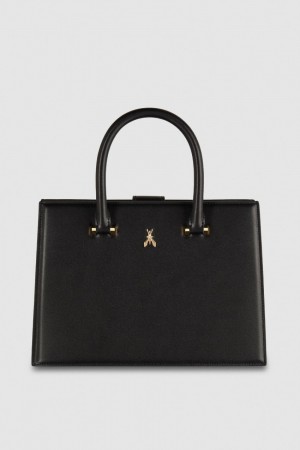 Patrizia Pepe Fly Bamby Shopper Noir | RWZOI9275