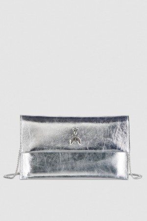 Patrizia Pepe Fly Ceremony Clutch Argent | BWZSC9026