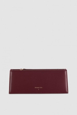 Patrizia Pepe Leather Shoulder Pocket Bag Violette | QJXUL6301