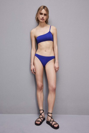 Patrizia Pepe Low-rise Bikini Bottoms Bleu Clair | BXMRK1693