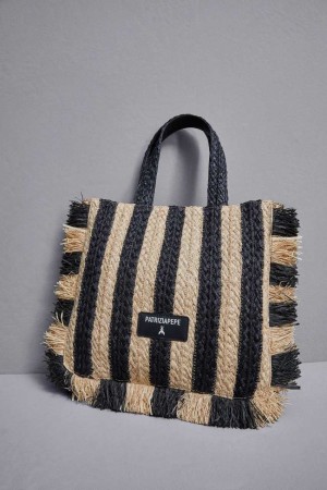 Patrizia Pepe Raffia Shopping Bag FE22 | LOSRM4508