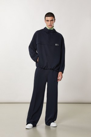 Patrizia Pepe Regular Fit Soft Pants Bleu | HNADQ6435