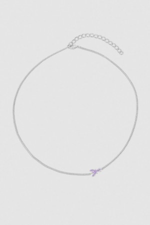 Patrizia Pepe Rhinestone Necklace Rose | SJYIL9657