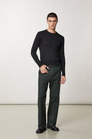 Patrizia Pepe Slim Fit Wool Sweater Noir | IPVQB9523