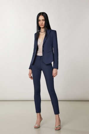 Patrizia Pepe Slim Pants Bleu | WUQSK8629