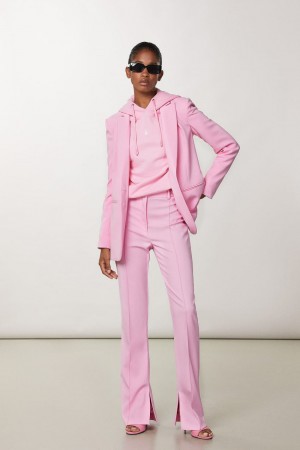 Patrizia Pepe Slim Pants With Side Slit Rose | HSJFW1652
