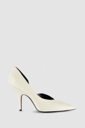 Patrizia Pepe Smooth Leather Pumps Beige | ALDGT5908